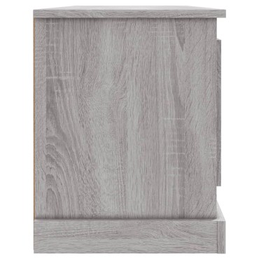 vidaXL Έπιπλο Τηλεόρασης Γκρι Sonoma 100x35,5x45cm Επεξ. Ξύλο