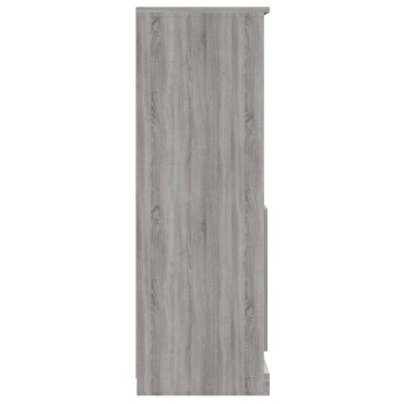 vidaXL Ντουλάπι Γκρι Sonoma 60x35,5x103,5cm από Επεξεργασμένο Ξύλο 1 τεμ.