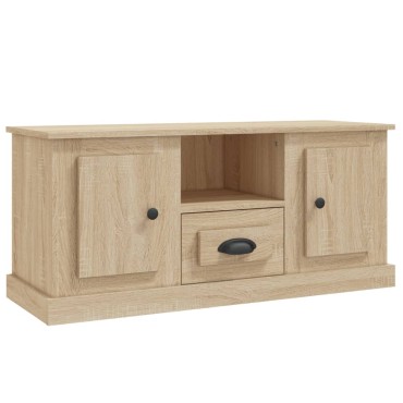 vidaXL Έπιπλο Τηλεόρασης Sonoma Δρυς 100x35,5x45cm Επεξ. Ξύλο