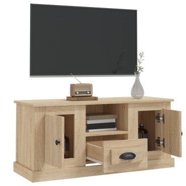 vidaXL Έπιπλο Τηλεόρασης Sonoma Δρυς 100x35,5x45cm Επεξ. Ξύλο
