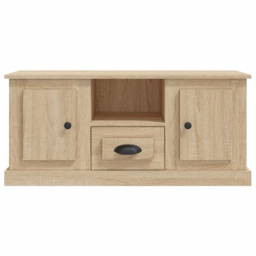vidaXL Έπιπλο Τηλεόρασης Sonoma Δρυς 100x35,5x45cm Επεξ. Ξύλο
