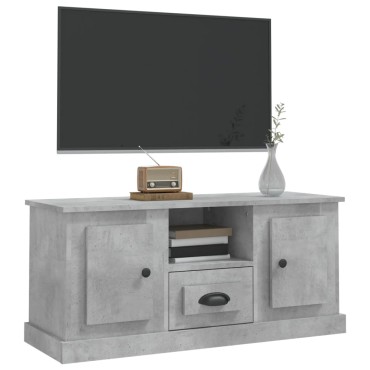vidaXL Έπιπλο Τηλεόρασης Γκρι Σκυρ. 100x35,5x45cm Επεξ. Ξύλο
