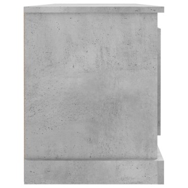 vidaXL Έπιπλο Τηλεόρασης Γκρι Σκυρ. 100x35,5x45cm Επεξ. Ξύλο