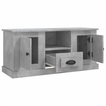 vidaXL Έπιπλο Τηλεόρασης Γκρι Σκυρ. 100x35,5x45cm Επεξ. Ξύλο
