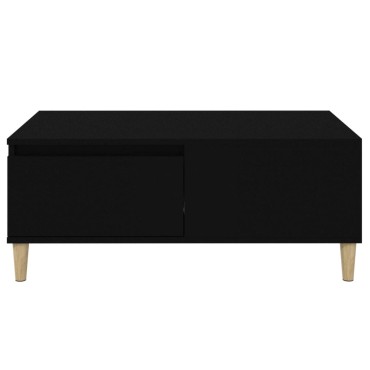 vidaXL Τραπεζάκι Σαλονιού Μαύρο 90x50x36,5cm Επεξεργασμ. Ξύλο 1 τεμ.