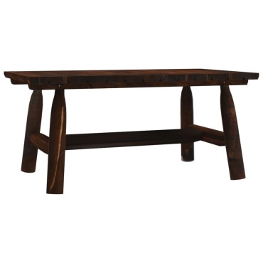 vidaXL Τραπεζάκι Σαλονιού 90x50x41cm από Μασίφ Ξύλο Ερυθρελάτης