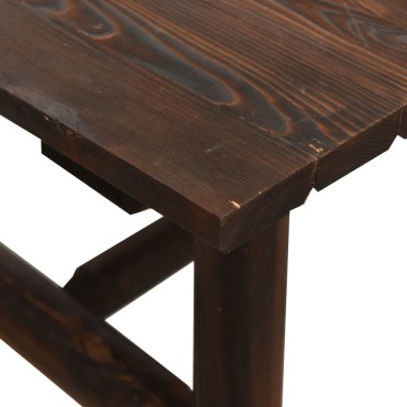 vidaXL Τραπεζάκι Σαλονιού 90x50x41cm από Μασίφ Ξύλο Ερυθρελάτης