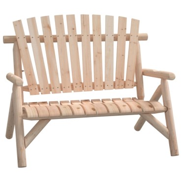 vidaXL Παγκάκι Κήπου Διθέσιο 119x85x98cm Μασίφ Ξύλο Ερυθρελάτης