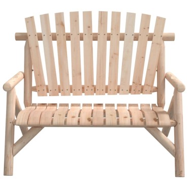 vidaXL Παγκάκι Κήπου Διθέσιο 119x85x98cm Μασίφ Ξύλο Ερυθρελάτης