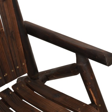 vidaXL Καρέκλα Κήπου 68x86x103cm από Μασίφ Ξύλο Ερυθρελάτης
