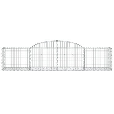 vidaXL Συρματοκιβώτια Τοξωτά 30 τεμ. 300x50x60/80 εκ. Γαλβαν. Ατσάλι