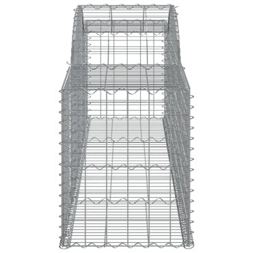 vidaXL Συρματοκιβώτια Τοξωτά 30 τεμ. 300x50x60/80 εκ. Γαλβαν. Ατσάλι