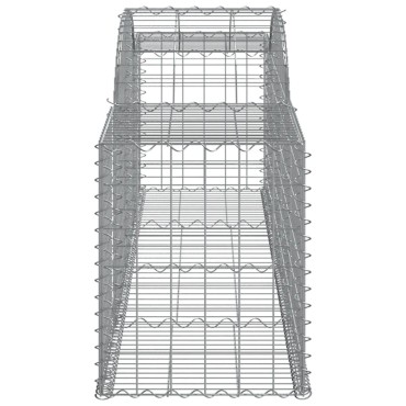 vidaXL Συρματοκιβώτια Τοξωτά 20 τεμ. 300x50x60/80 εκ. Γαλβαν. Ατσάλι