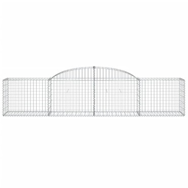 vidaXL Συρματοκιβώτια Τοξωτά 13 τεμ. 300x50x60/80 εκ. Γαλβαν. Ατσάλι
