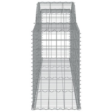 vidaXL Συρματοκιβώτια Τοξωτά 30 τεμ. 300x50x80/100 εκ. Γαλβαν. Ατσάλι