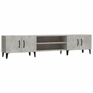 vidaXL Έπιπλο Τηλεόρασης Γκρι Σκυρ. 180x31,5x40cm Επεξ. Ξύλο