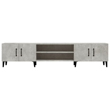 vidaXL Έπιπλο Τηλεόρασης Γκρι Σκυρ. 180x31,5x40cm Επεξ. Ξύλο