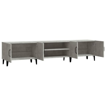 vidaXL Έπιπλο Τηλεόρασης Γκρι Σκυρ. 180x31,5x40cm Επεξ. Ξύλο
