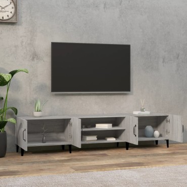 vidaXL Έπιπλο Τηλεόρασης Γκρι Sonoma 180x31,5x40cm από Επεξεργ. Ξύλο