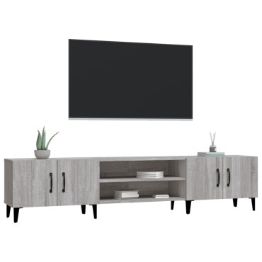 vidaXL Έπιπλο Τηλεόρασης Γκρι Sonoma 180x31,5x40cm από Επεξεργ. Ξύλο
