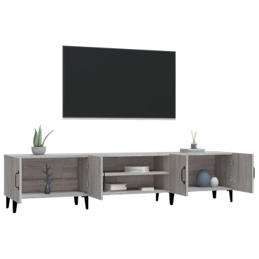 vidaXL Έπιπλο Τηλεόρασης Γκρι Sonoma 180x31,5x40cm από Επεξεργ. Ξύλο