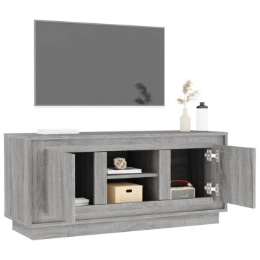 vidaXL Έπιπλο Τηλεόρασης Γκρι Sonoma 102x35x45cm από Επεξεργ. Ξύλο
