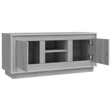 vidaXL Έπιπλο Τηλεόρασης Γκρι Sonoma 102x35x45cm από Επεξεργ. Ξύλο