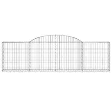 vidaXL Συρματοκιβώτια Τοξωτά 20 τεμ. 300x30x80/100 εκ. Γαλβαν. Ατσάλι