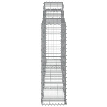 vidaXL Συρματοκιβώτια Τοξωτά 30 τεμ. 300x30x100/120 εκ. Γαλβαν. Ατσάλι