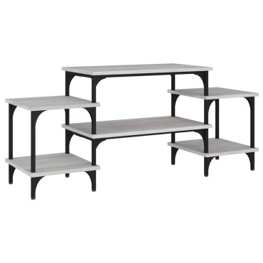 vidaXL Έπιπλο Τηλεόρασης Γκρι Sonoma 117x35x52cm Επεξεργασμένο Ξύλο