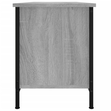vidaXL Έπιπλο Τηλεόρασης με Πόρτες Γκρι Sonoma 102x35x45cm Επεξ. Ξύλο
