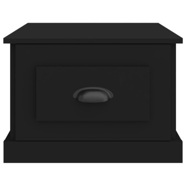 vidaXL Τραπεζάκι Σαλονιού Μαύρο 50x50x35cm από Επεξεργασμένο Ξύλο 1 τεμ.