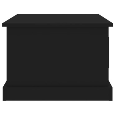 vidaXL Τραπεζάκι Σαλονιού Μαύρο 50x50x35cm από Επεξεργασμένο Ξύλο 1 τεμ.