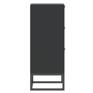 vidaXL Συρταριέρα Μαύρη 60x30x75cm από Επεξεργασμένο Ξύλο 1 τεμ.