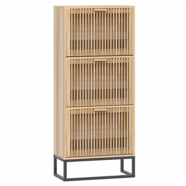 vidaXL Παπουτσοθήκη 52x25x120cm από Επεξεργασμένο Ξύλο