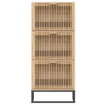 vidaXL Παπουτσοθήκη 52x25x120cm από Επεξεργασμένο Ξύλο