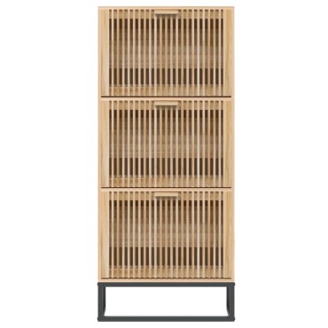 vidaXL Παπουτσοθήκη 52x25x120cm από Επεξεργασμένο Ξύλο