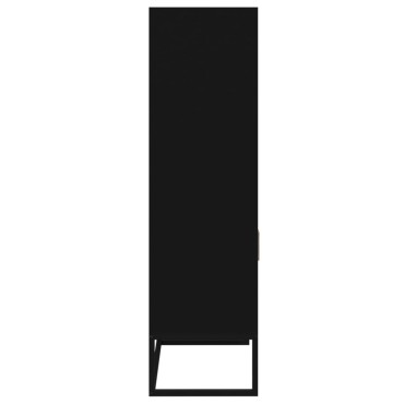 vidaXL Ντουλάπι Μαύρο 60x35x125cm από Επεξεργασμένο Ξύλο 1 τεμ.