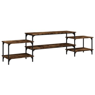 vidaXL Έπιπλο Τηλεόρασης Καπνιστή Δρυς 197x35x52cm Επεξ. Ξύλο