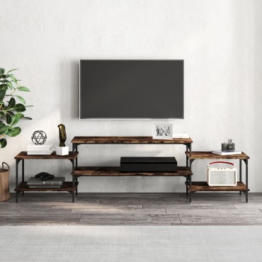 vidaXL Έπιπλο Τηλεόρασης Καπνιστή Δρυς 197x35x52cm Επεξ. Ξύλο