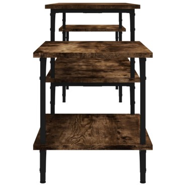 vidaXL Έπιπλο Τηλεόρασης Καπνιστή Δρυς 197x35x52cm Επεξ. Ξύλο