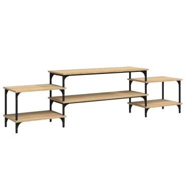 vidaXL Έπιπλο Τηλεόρασης Sonoma Δρυς 197x35x52cm Επεξεργ. Ξύλο