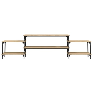 vidaXL Έπιπλο Τηλεόρασης Sonoma Δρυς 197x35x52cm Επεξεργ. Ξύλο