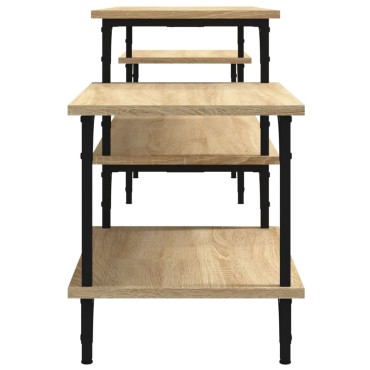 vidaXL Έπιπλο Τηλεόρασης Sonoma Δρυς 197x35x52cm Επεξεργ. Ξύλο
