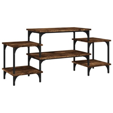 vidaXL Έπιπλο Τηλεόρασης Καπνιστή Δρυς 117x35x52cm Επεξ. Ξύλο