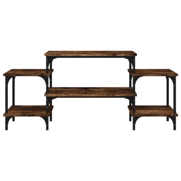 vidaXL Έπιπλο Τηλεόρασης Καπνιστή Δρυς 117x35x52cm Επεξ. Ξύλο