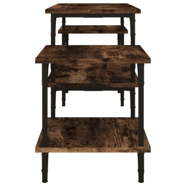 vidaXL Έπιπλο Τηλεόρασης Καπνιστή Δρυς 117x35x52cm Επεξ. Ξύλο