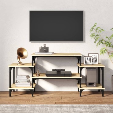 vidaXL Έπιπλο Τηλεόρασης Sonoma Δρυς 117x35x52cm Επεξεργ. Ξύλο