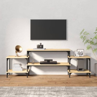 vidaXL Έπιπλο Τηλεόρασης Sonoma Δρυς 157x35x52cm Επεξ. Ξύλο