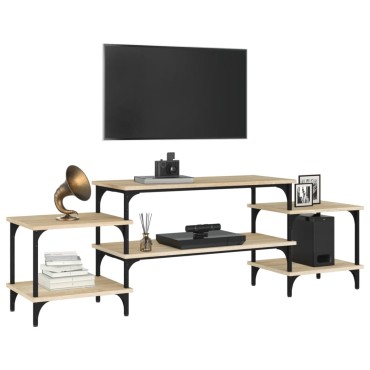 vidaXL Έπιπλο Τηλεόρασης Sonoma Δρυς 157x35x52cm Επεξ. Ξύλο